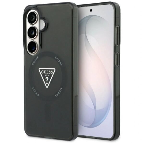 Калъф Guess IML Gradient Triangle MagSafe за Galaxy S26 – Черен