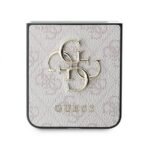 Калъф Guess Leather 4G Metal Logo за Galaxy Z Flip6 – Розов - Image 4