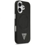 Калъф Guess Leather Triangle Metal Logo за iPhone 17 – Черен - Image 3