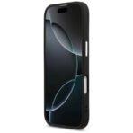 Калъф Guess Leather Triangle Metal Logo за iPhone 17 – Черен - Image 4