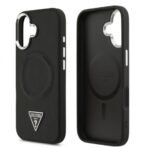 Калъф Guess Leather Triangle Metal Logo за iPhone 17 – Черен - Image 5