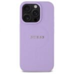 Калъф Guess Saffiano MagSafe за iPhone 16 Pro – Лилав - Image 3