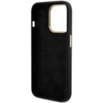 Калъф Guess Silicone Script Metal Logo and Frame за iPhone 16 Pro – Черен - Image 5
