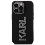 Калъф Karl Lagerfeld HC 3D Logo Glitter за iPhone 15 Pro Max – Черен - Image 2