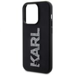 Калъф Karl Lagerfeld HC 3D Logo Glitter за iPhone 15 Pro Max – Черен - Image 5