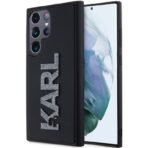 Калъф Karl Lagerfeld HC 3D Logo Glitter за Galaxy S24 Ultra – Черен