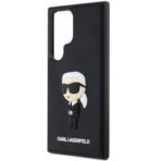Калъф Karl Lagerfeld HC 3D Rubber Ikonik NFT за Galaxy S24 Ultra – Черен - Image 3
