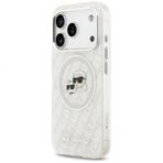 Калъф Karl Lagerfeld Karl and Choupette Glitter MagSafe за iPhone 17 Pro – Прозрачен - Image 3