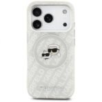 Калъф Karl Lagerfeld Karl and Choupette Glitter MagSafe за iPhone 17 Pro Max – Прозрачен - Image 2