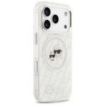 Калъф Karl Lagerfeld Karl and Choupette Glitter MagSafe за iPhone 17 Pro Max – Прозрачен - Image 4