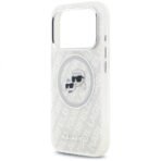 Калъф Karl Lagerfeld Karl and Choupette Glitter MagSafe за iPhone 17 Pro Max – Прозрачен - Image 5