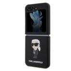 Калъф Karl Lagerfeld Liquid Glitter Ikonik за Galaxy Z Flip5 5G – Черен - Image 2