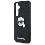 Калъф Karl Lagerfeld Monogram Pin Logo Karl Head за Galaxy S25 – Черен - Image 3