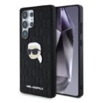 Калъф Karl Lagerfeld Monogram Pin Logo Karl Head за Galaxy S25 Ultra – Черен
