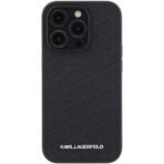 Калъф Karl Lagerfeld Quilted K Pattern за iPhone 15 Pro – Черен - Image 2