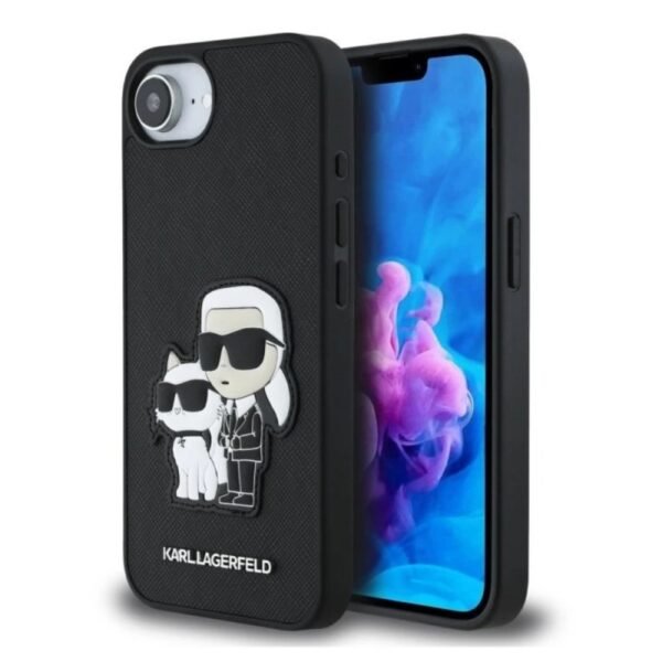 Калъф Karl Lagerfeld Silicone Choupette за iPhone 14 Pro – Черен
