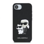Калъф Karl Lagerfeld Saffiano Karl and Choupette за iPhone 16e / 17e – Черен - Image 2