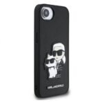 Калъф Karl Lagerfeld Saffiano Karl and Choupette за iPhone 16e / 17e – Черен - Image 3