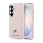 Калъф Karl Lagerfeld Saffiano KC Metal Logo MagSafe за Galaxy S26 – Розов
