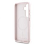 Калъф Karl Lagerfeld Silicone Double Heads And Circle MagSafe за Galaxy S25 – Розов - Image 4
