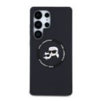 Калъф Karl Lagerfeld Silicone Double Heads And Circle MagSafe за Galaxy S25 Ultra – Черен - Image 3