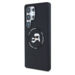 Калъф Karl Lagerfeld Silicone Double Heads And Circle MagSafe за Galaxy S25 Ultra – Черен - Image 4