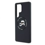 Калъф Karl Lagerfeld Silicone Double Heads And Circle MagSafe за Galaxy S25 Ultra – Черен - Image 5