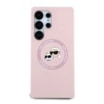 Калъф Karl Lagerfeld Silicone Double Heads And Circle MagSafe за Galaxy S25 Ultra – Розов - Image 2