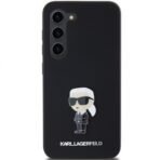 Калъф Karl Lagerfeld Silicone Ikonik Metal Pin за Galaxy S24 – Черен - Image 2