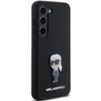 Калъф Karl Lagerfeld Silicone Ikonik Metal Pin за Galaxy S24 – Черен - Image 3