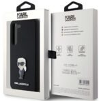 Калъф Karl Lagerfeld Silicone Ikonik Metal Pin за Galaxy S24 – Черен - Image 5