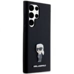 Калъф Karl Lagerfeld Silicone Ikonik Metal Pin за Galaxy S24 Ultra – Черен - Image 3