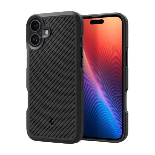 Калъф Spigen Core Armor за iPhone 16 – Черен