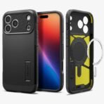 Калъф Spigen Tough Armor T MagSafe за iPhone 17 Pro – Черен