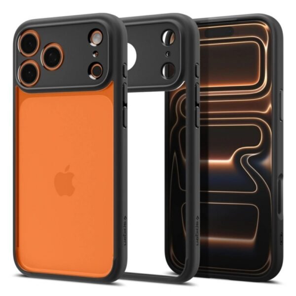 Калъф Spigen Ultra Hybrid за iPhone 17 Pro – Черен