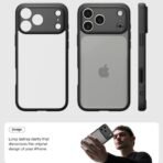 Калъф Spigen Ultra Hybrid за iPhone 17 Pro – Черен - Image 5