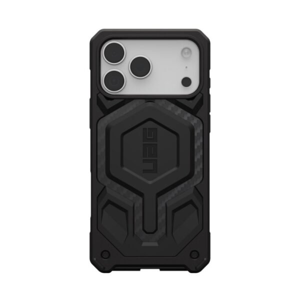 Калъф UAG Monarch Pro Carbon Fiber за iPhone 17 Pro Max – Черен