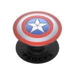 Попсокет PopSockets License Enamel Domed Captain America Shield – Многоцветен