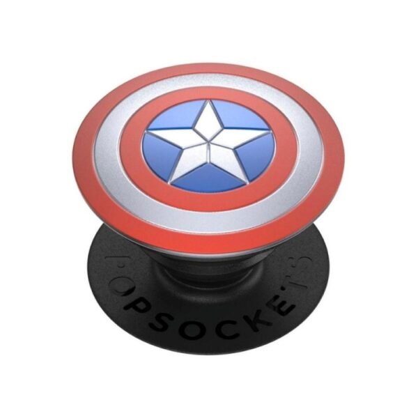 Попсокет PopSockets License Enamel Domed Captain America Shield – Многоцветен