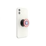 Попсокет PopSockets License Enamel Domed Captain America Shield – Многоцветен - Image 4