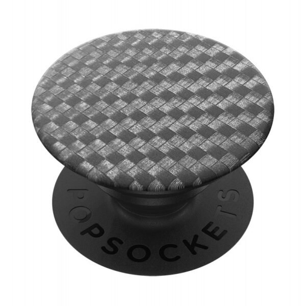Попсокет PopSockets Premium Carbonite Weave – Сребрист