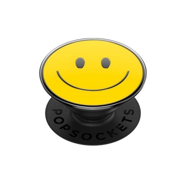 Попсокет PopSockets Premium Enamel Be Happy – Жълт