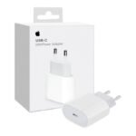 Зарядно Apple адаптер 20W USB-C – MUVV3ZM/A в кутия – 220V – Бял