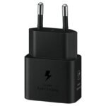 Зарядно Samsung адаптер 25W USB-C – EP-T2510NBEGEU – 3A – 220V Super Fast Charging в кутия – Черен