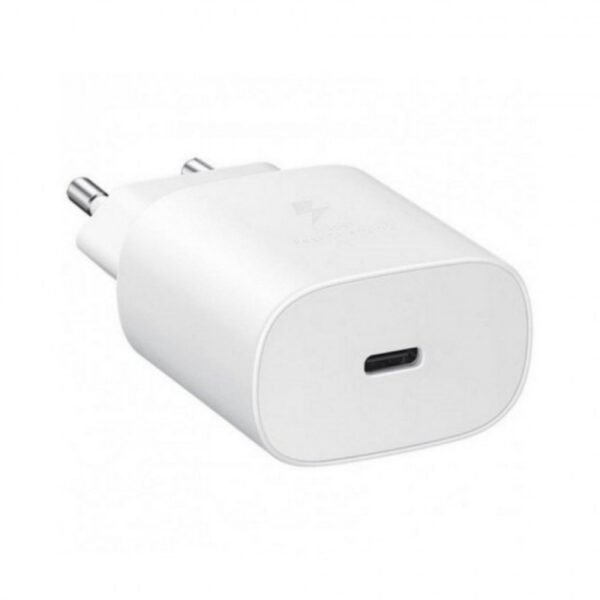 Зарядно Samsung адаптер 25W USB-C – EP-TA800NWE 220V Super Fast Charging в плик – Бял