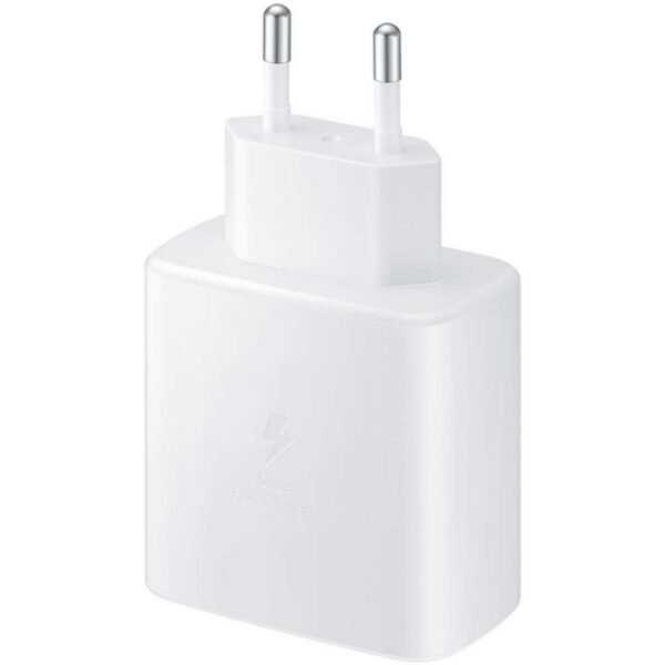 Зарядно Samsung адаптер 45W USB-C – EP-TA845 220V Super Fast Charging в плик – Бял