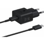 Зарядно Samsung EP-T2510XBEGEU – 25W 1x USB-C + кабел USB-C – Черно