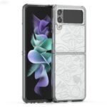 Калъф FNX Premium Design за Galaxy Z Flip3 5G – Бели цветя