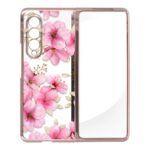 Калъф FNX Premium Design за Galaxy Z Fold3 5G – Розови цветя