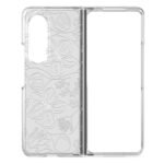 Калъф FNX Premium Design за Galaxy Z Fold4 5G – Бели цветя